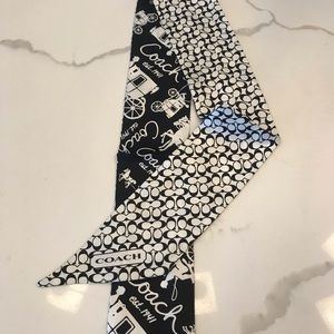 Coach Silk Skinny Headband